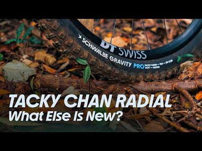 Neumático SCHWALBE TACKY CHAN TRAIL PRO SOFT RADIAL 27.5x2.50 Tubeless Ready Flexible Negro