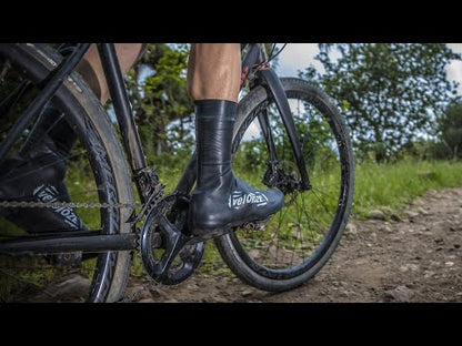 Cubre-Zapatilla VELOTOZE ALTAS 2.0 SUPER STRONG Negro/Blanco