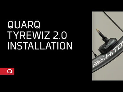 Kit 2 Válvulas Tubeless y soportes QUARQ TYREWIZ Zipp 303 FIRECREST Disc #11.3018.011.002