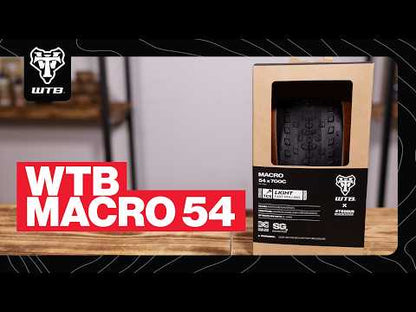 Cubierta WTB MACRO 54 700x54c Dual DNA SG2 Tubeless Ready Tan