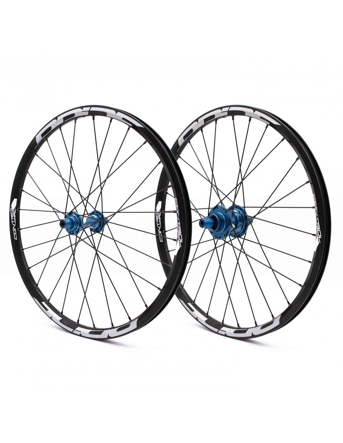 Par de Ruedas PRIDE 20" (451mm) Control V1 Disc Ejes 10/10mm Azul