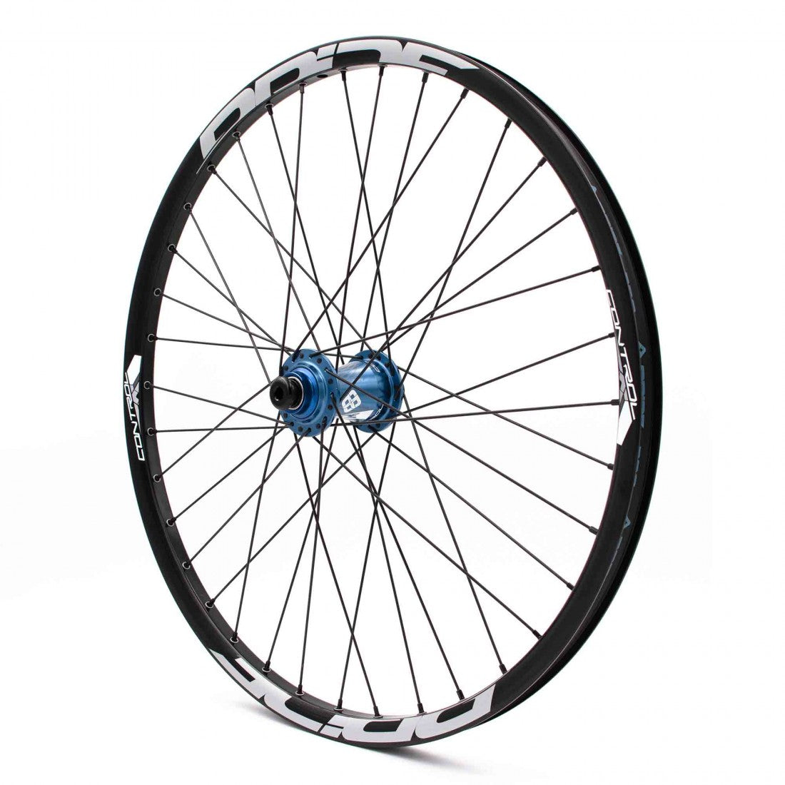 Par de Ruedas PRIDE 24" (507mm) Control V1 Disc Ejes 20/10mm Azul