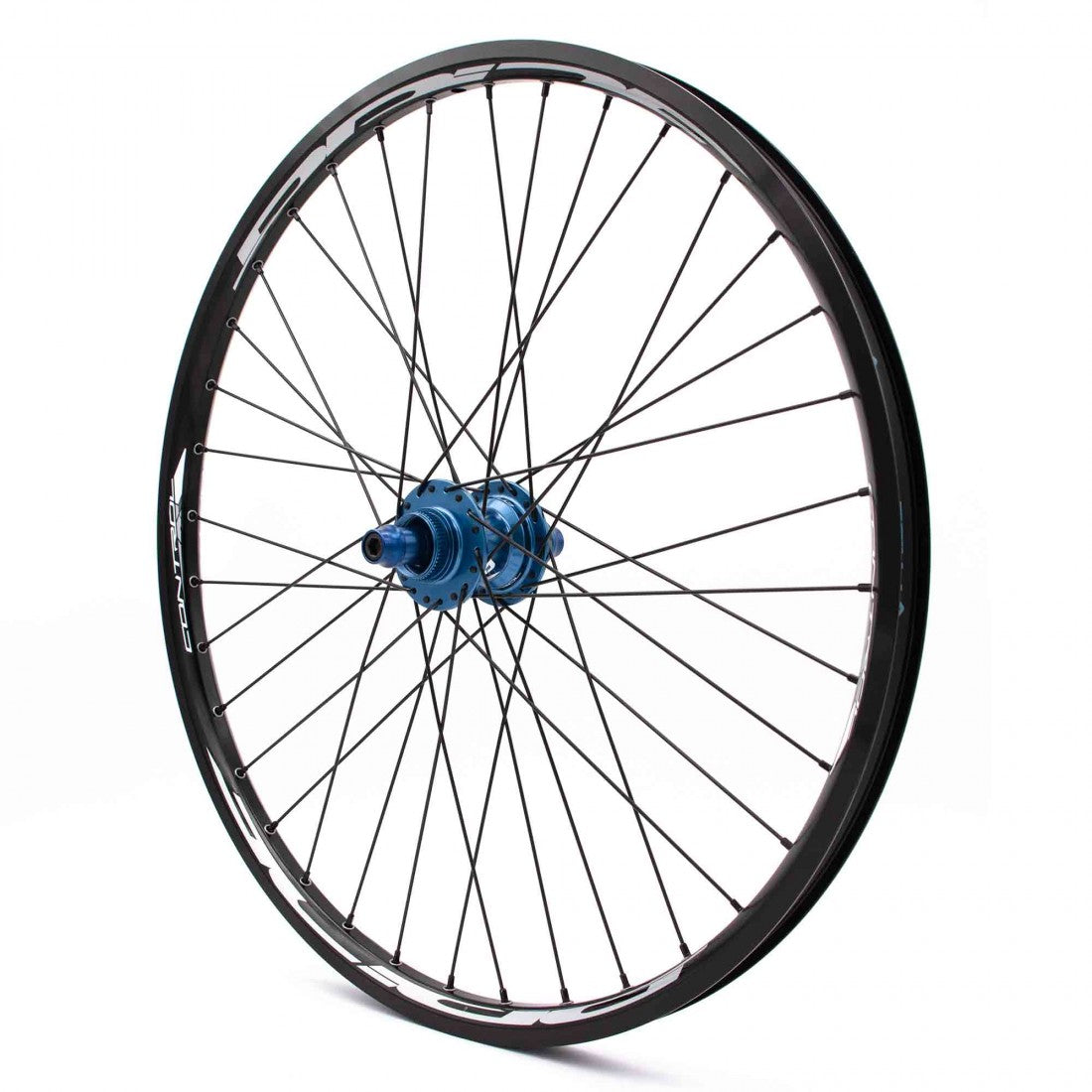 Par de Ruedas PRIDE 24" (507mm) Control V1 Disc Ejes 20/10mm Azul