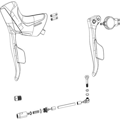 Kit de Conexión de Manguera SRAM STEALTH-A-MAGIG para RIVAL/FORCE/APEX ETAP AXS HRD