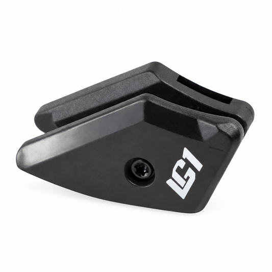 Guía inferior para guiacadenas E-THIRTEEN LG1 Gen 2/LG1/LG1+/LG1 Race negro #CGS20.SLDR.LWR.K — vista del producto sobre fondo blanco
