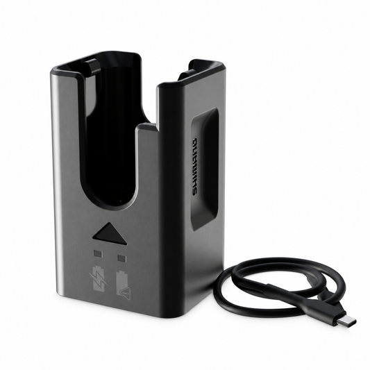 Cargador SHIMANO EC-DN100 — cargador y cable USB-C