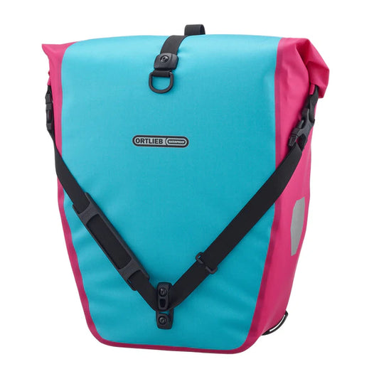 Bolsa portaequipajes ORTLIEB BACK ROLLER 20 L Cyber Blue/Pink