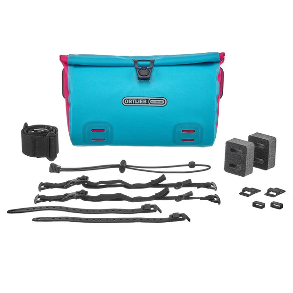 Bolsa de manillar ORTLIEB VELO SLING 3 L Cyber Azul/Rosa