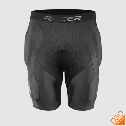 Culote de Protección RACER PROFILE SHORT 2 D3O Negro