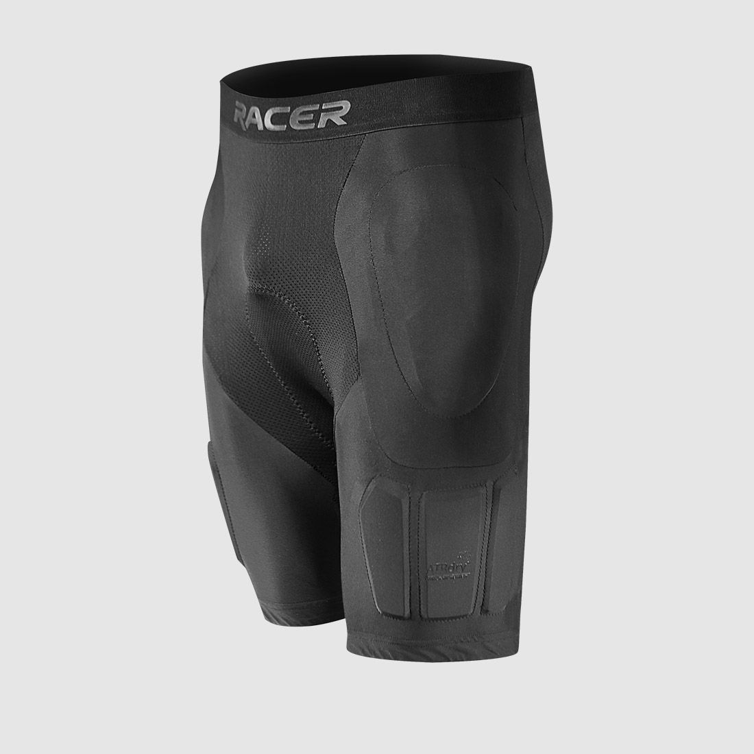 Pantalón corto de protección RACER D3O negro
