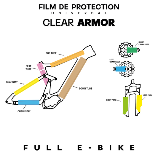 Protección de Cuadro MONKEY'S SAUCE FULL UNIVERSAL E-Bike Matt