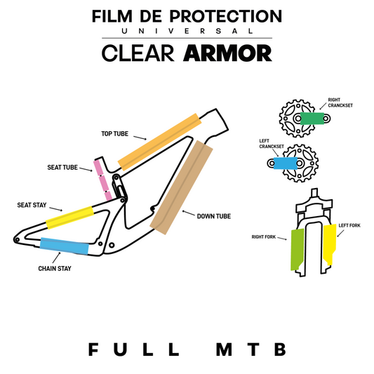 Protector de Cuadro MONKEY'S SAUCE FULL UNIVERSAL MTB Mate