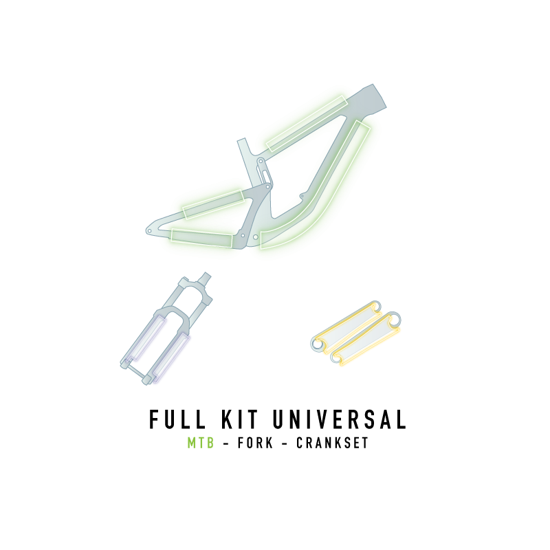 Protection de Cadre MONKEY'S SAUCE FULL UNIVERSAL MTB Matt