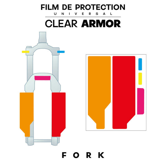 Protección de Horquilla MONKEY'S SAUCE FORK UNIVERSAL Matt
