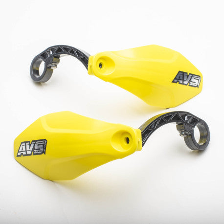 AVS BASIC Guardamanos Lengüeta Plástico Amarillo Fluo