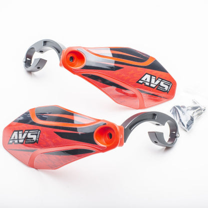 Protector de Manos AVS KIT DECO Patilla Alu Rojo/Negro