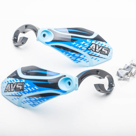 Guardamanos AVS KIT DECO Alu Leg Azul claro/Negro