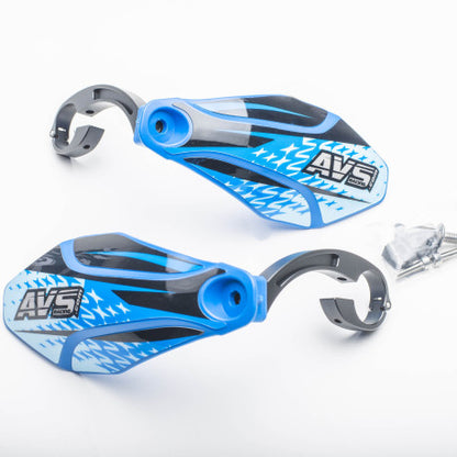 Protector de Manos AVS KIT DECO Patilla Alu Azul Oscuro/Negro