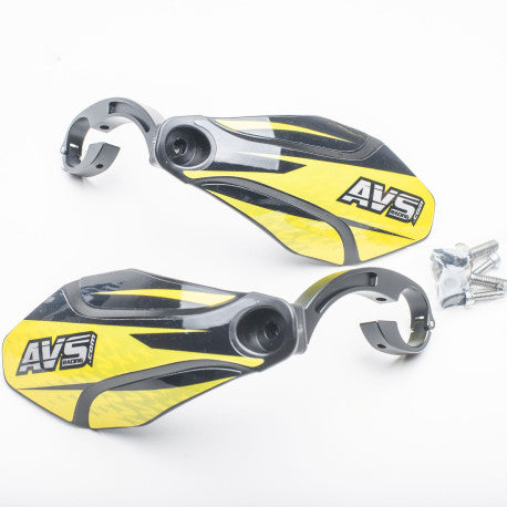 AVS KIT DECO Guardamanos Alu Tab Negro/Amarillo
