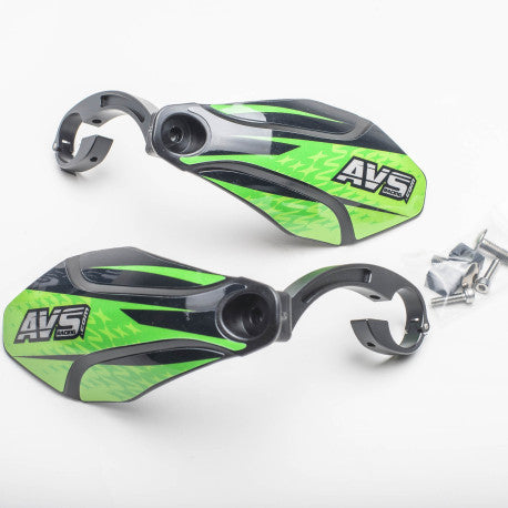 AVS KIT DECO Guardamanos Alu Tab Negro/Verde
