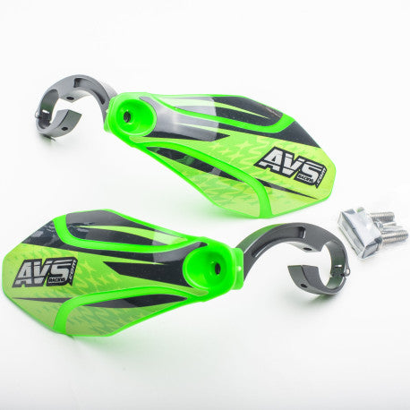 AVS KIT DECO Guardamanos Alu Leg Verde/Negro