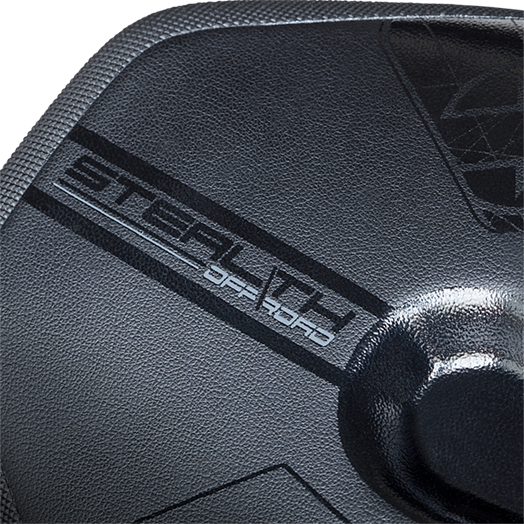 STEALTH OFFROAD Sillín PRO 142mm Raíles Acero Inoxidable Negro