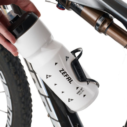 Portabidón ZEFAL PULSE S2 Izquierdo Carbono Negro
