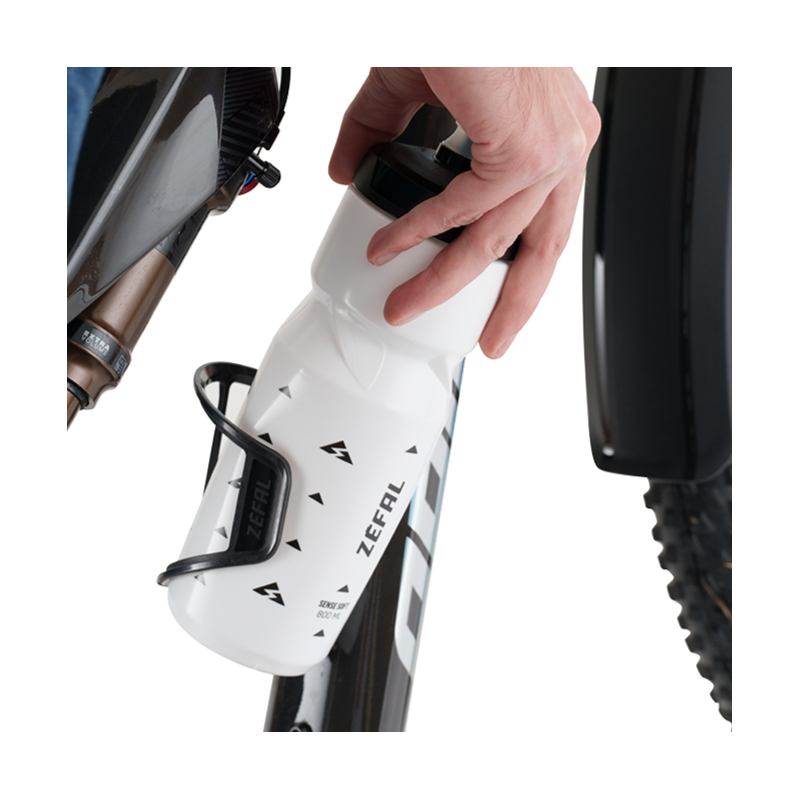 Portabidones recto de carbono ZEFAL PULSE S2 Negro