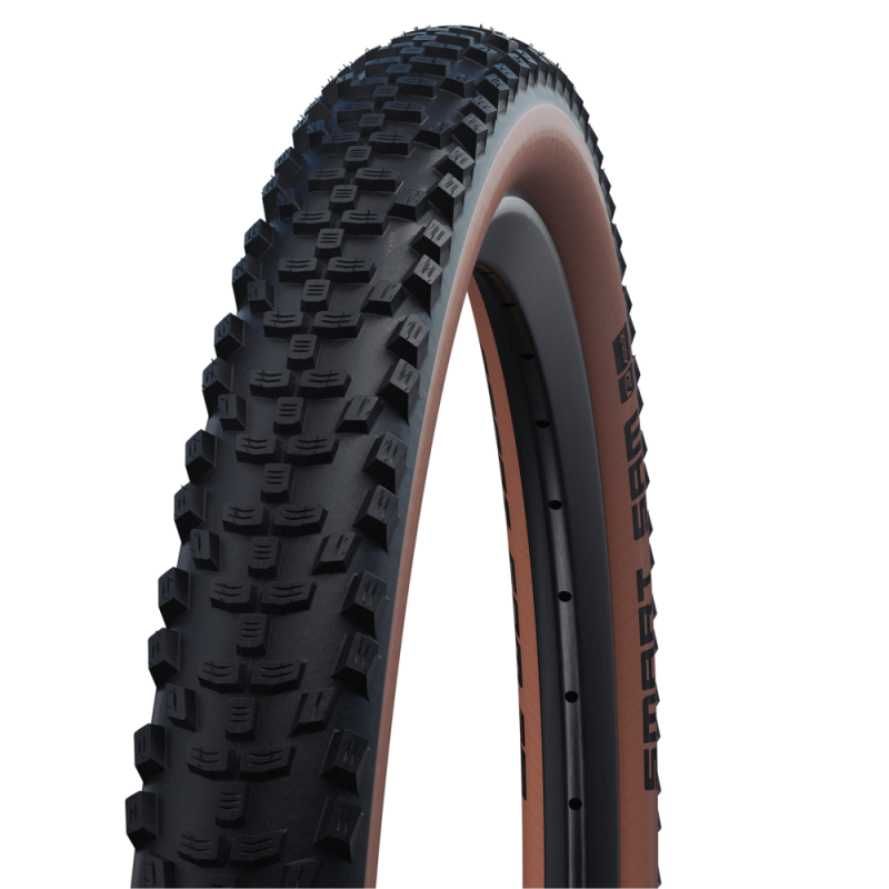 Neumático SCHWALBE SMART SAM 29x2.60 ADDIX PERFORMANCE RACEGUARD Tipo de cámara Blando Negro/Marrón