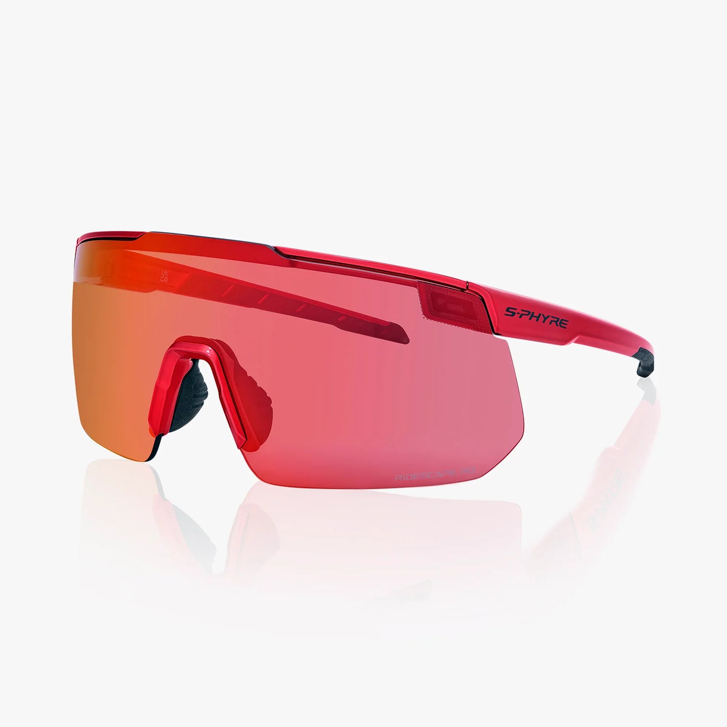 Gafas de carretera SHIMANO S-PHYRE CE-SPHR2 Ridescape Rojo Metalizado