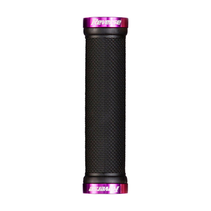Grips REVERSE COMPONENTS CLASSIC Lock-On Negro/Violeta