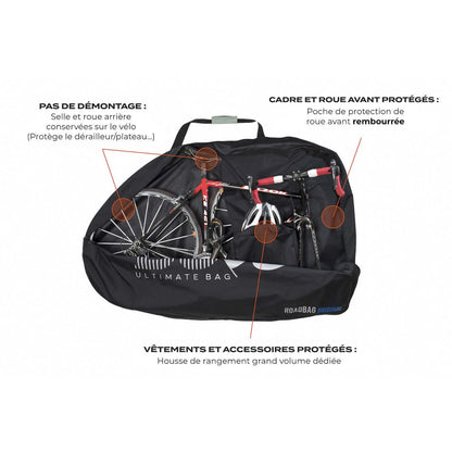 Funda de Bicicleta de Carretera BUDS ROADBAG ORIGINAL Negro