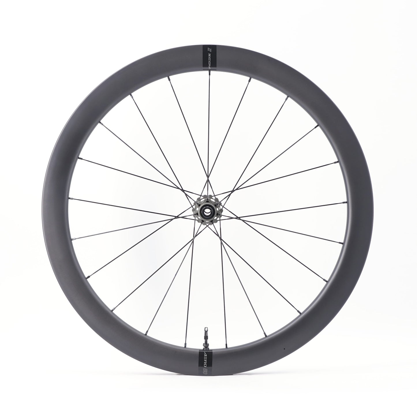 Par de ruedas SCOM AERO 50 Tubeless Ready (Center Lock)