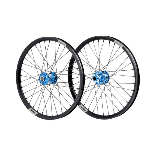 Par de Ruedas PRIDE 20" (406mm) Control V2 Disc Helium M24 Ejes 20/15mm Azul