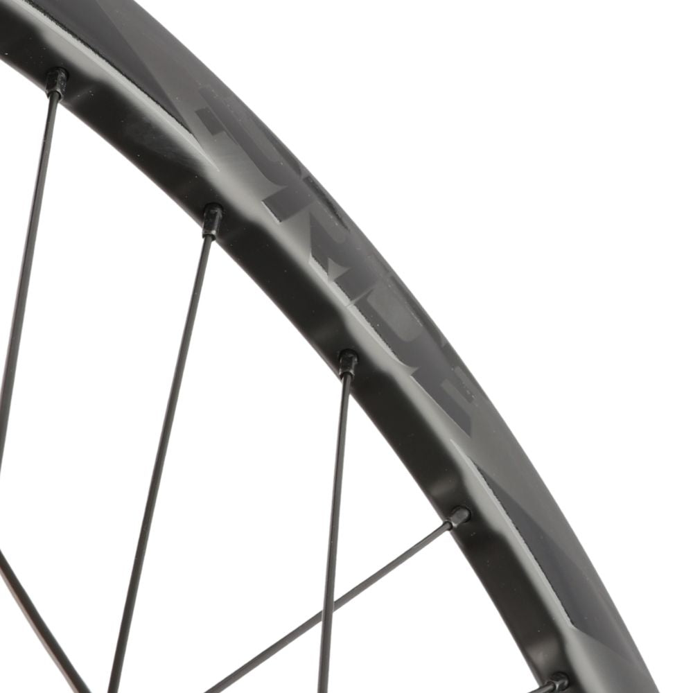 Par de Ruedas PRIDE 20" (451mm) Carbono Wave Matt White Fusion Disc Ejes 10/10mm Negro/Blanco