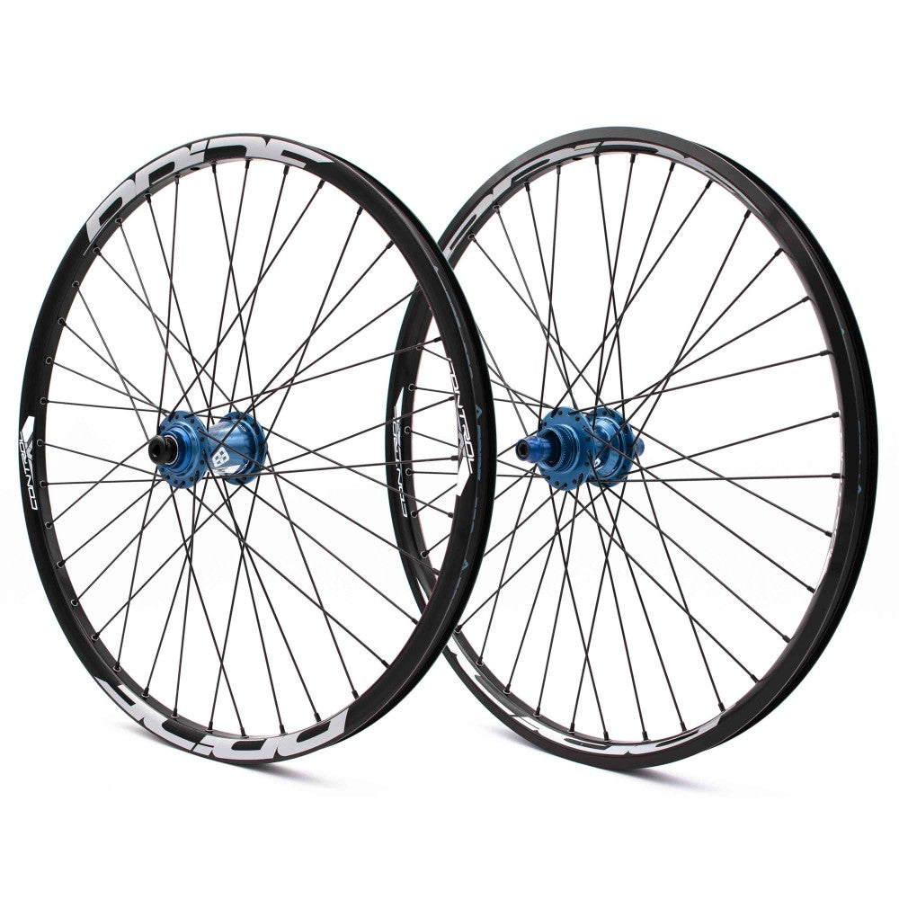 Par de Ruedas PRIDE 24" (507mm) Control V2 Disc Ejes 20/15mm Azul