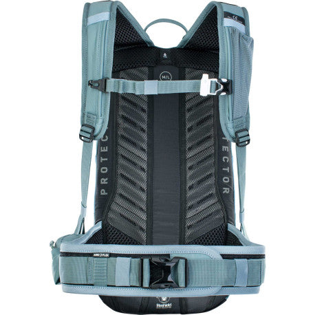 Mochila con protector dorsal EVOC FR LITE RACE 10 L azul