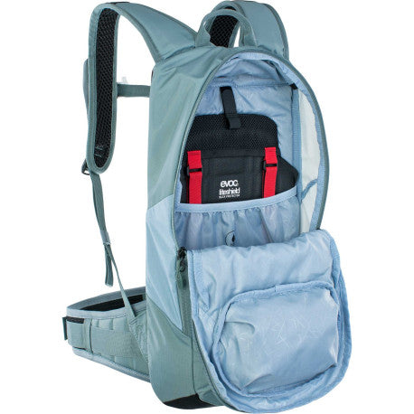 Mochila con protector dorsal EVOC FR LITE RACE 10 L azul