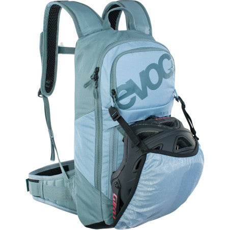 Mochila con protector dorsal EVOC FR LITE RACE 10 L azul