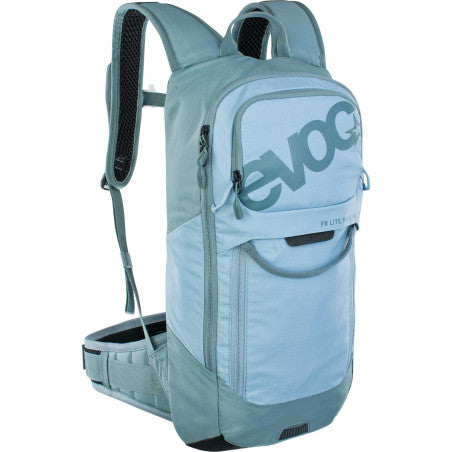 Mochila con protector dorsal EVOC FR LITE RACE 10 L azul