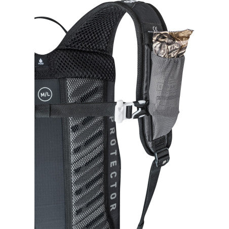 Mochila con protector dorsal EVOC FR LITE RACE 10 L, gris
