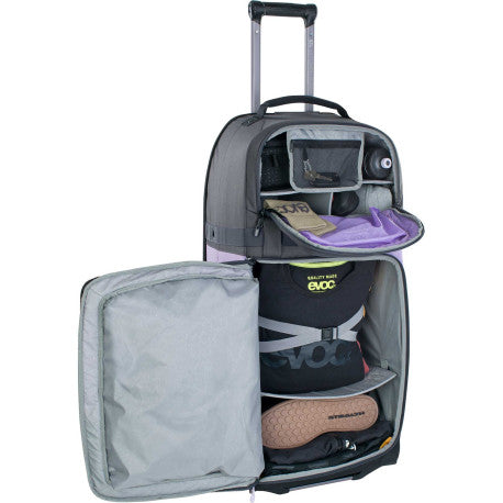 Bolsa de viaje EVOC WORLD TRAVELLER 125 L Negro/Morado