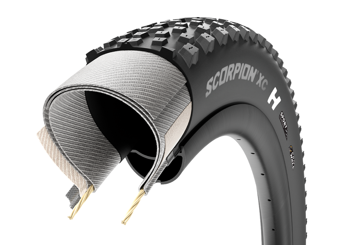 Neumático PIRELLI SCORPION SPORT XC H ProWall 29x2.40 Tubeless Ready de aro plegable negro