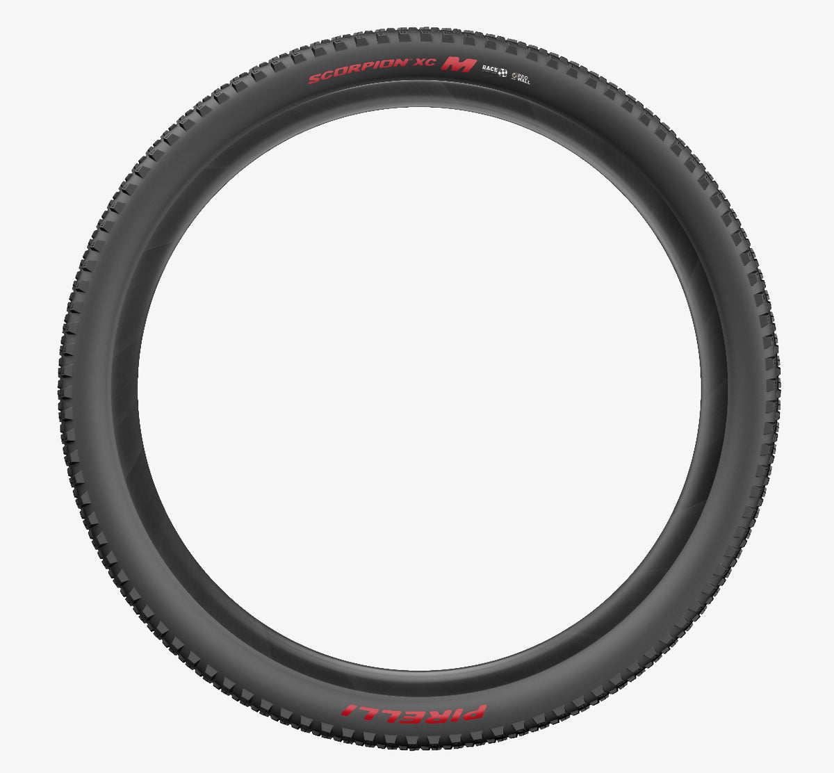 Cubierta PIRELLI SCORPION RACE XC M ProWall 29x2.40 Tubeless Ready plegable negro/rojo