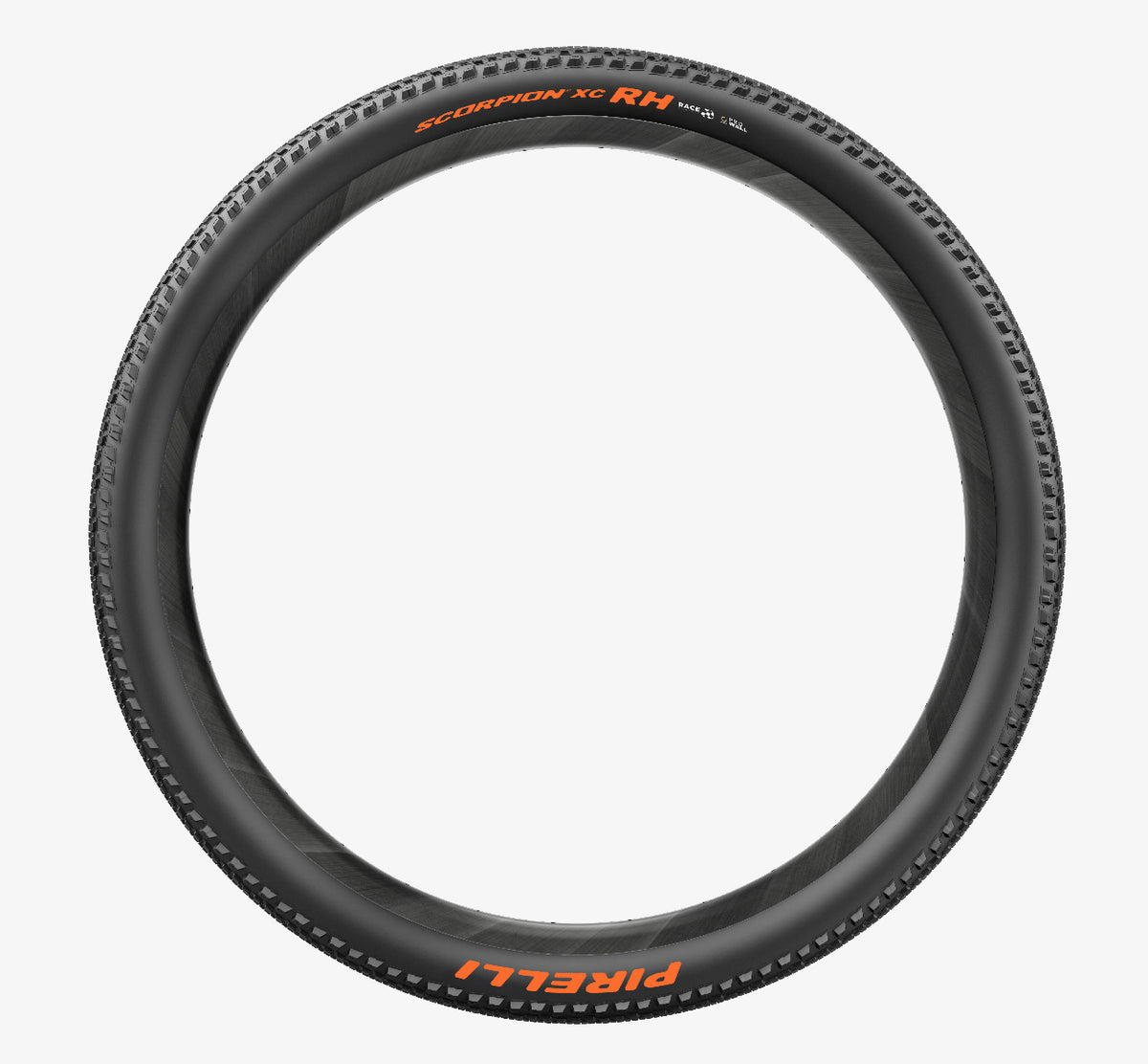 Neumático PIRELLI SCORPION RACE XC RH ProWall 29x2.40 Tubeless Ready de aro flexible negro/naranja