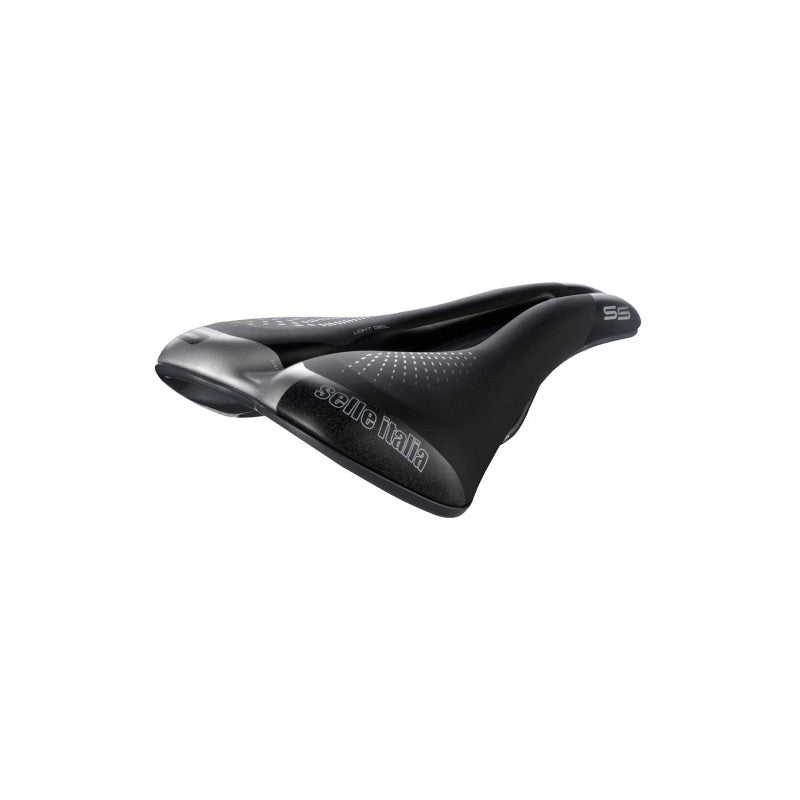 Sillín SELLE ITALIA S 5 LADY SUPERFLOW L para mujer, con raíles, color negro