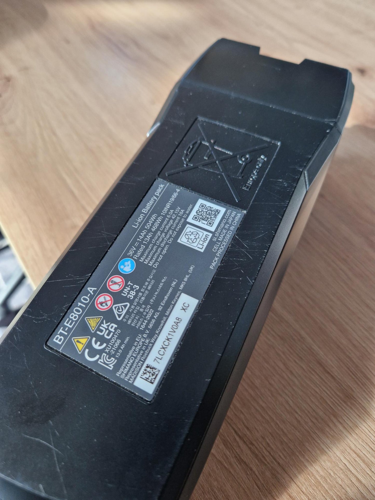 Rincón de las Ofertas: Batería externa SHIMANO BT-E8010 (504 Wh) 1.ª generación
