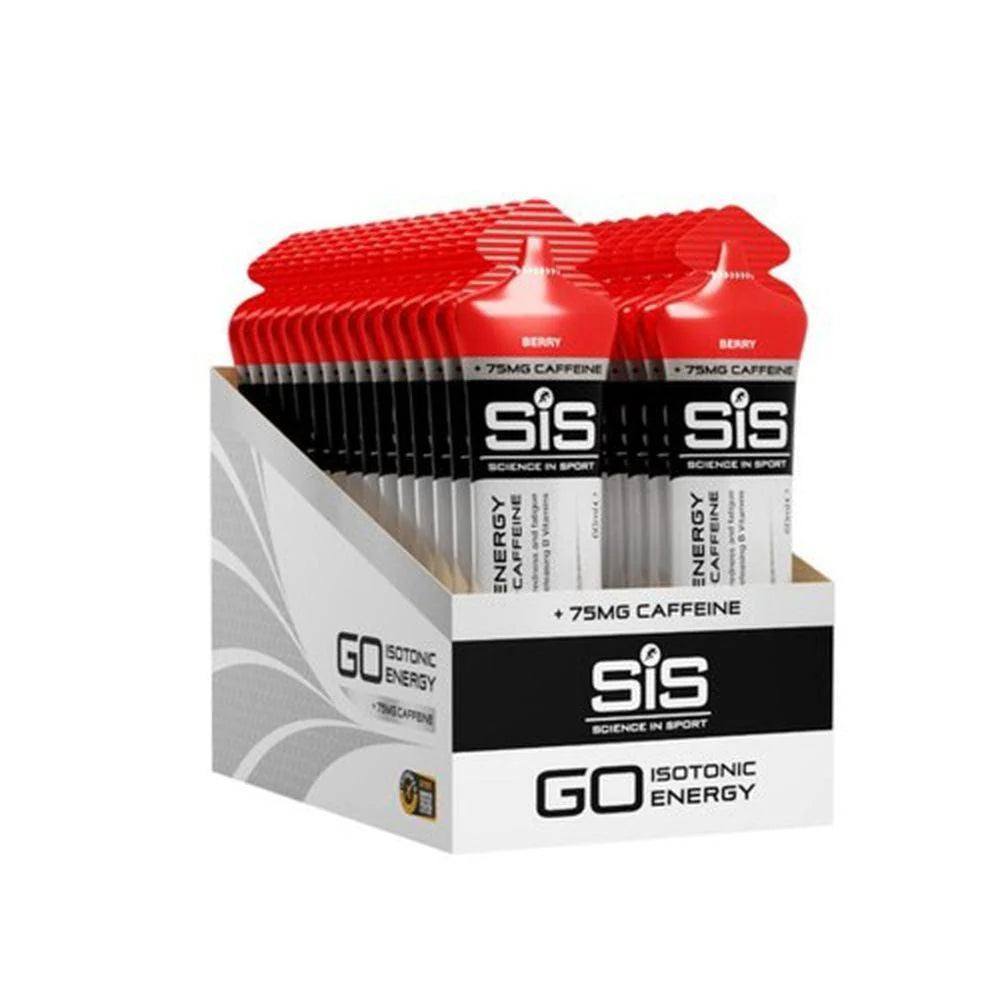 SIS GO ISOTONIC ENERGY Gel Cafeína (60ml) Frutos rojos