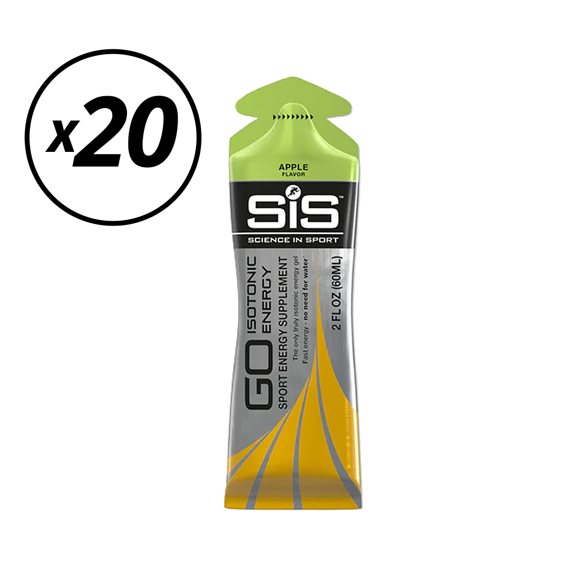 SIS GO ISOTONIC ENERGY Gel (60ml) Manzana Caducidad corta