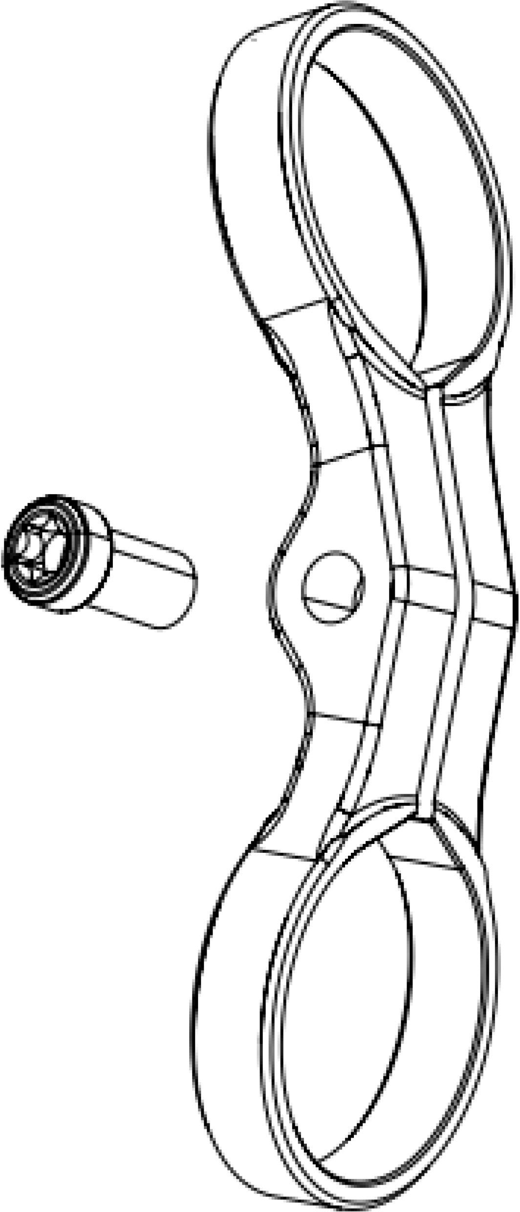 Abrazadera de fijación derecha/izquierda SRAM para el mando POD AXS INFINITE
